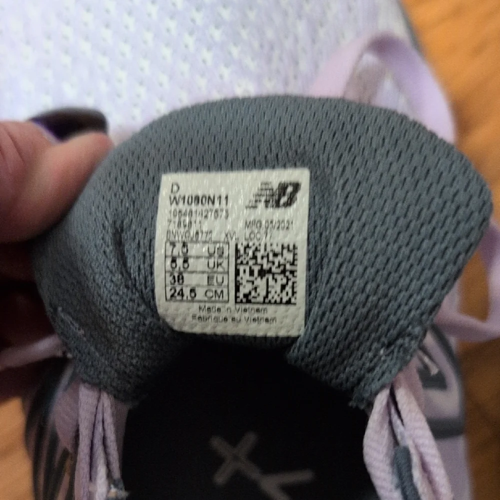 New Balance Women's Lavender Athletic Shoes - Picture 3 of 9